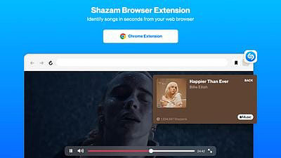苹果搜歌神器Shazam现已推出Chrome浏览器扩展 - 1