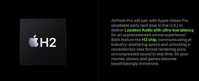 古尔曼从苹果处确认：Vision Pro 头显无损音频仅限 USB-C AirPods Pro 2 耳机 - 2