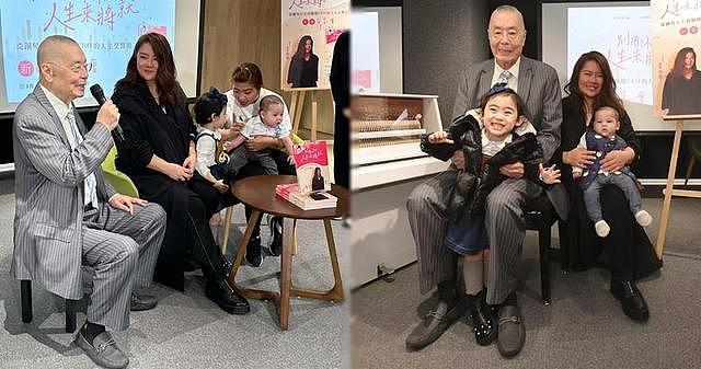 85岁刘诗昆晒全家福，3岁女儿5个月儿子中了基因彩票，聪明又漂亮 - 10