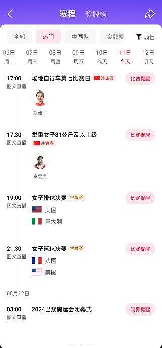 今日奥运会赛程更新 17.00看刘佳丽场地自行车 - 1