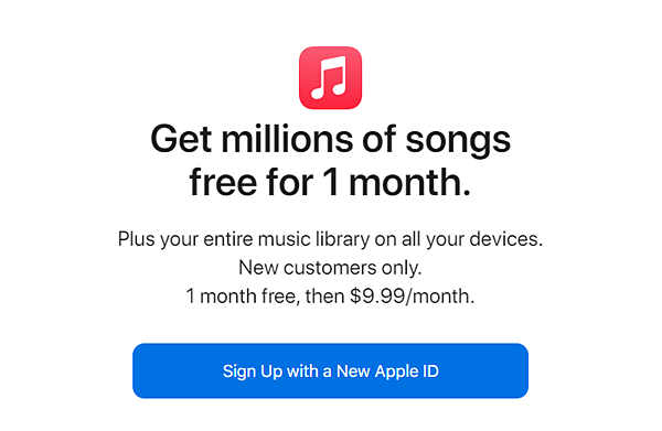 白嫖党不好当！苹果将Apple Music免费试用期缩短至1个月 - 1