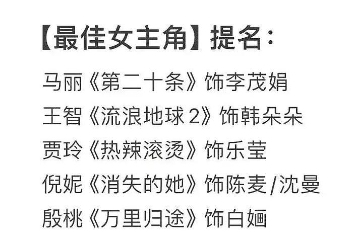 百花奖争议不断，终成定局：赵丽颖获最佳女配角，殷桃眼神耐人寻味 - 7