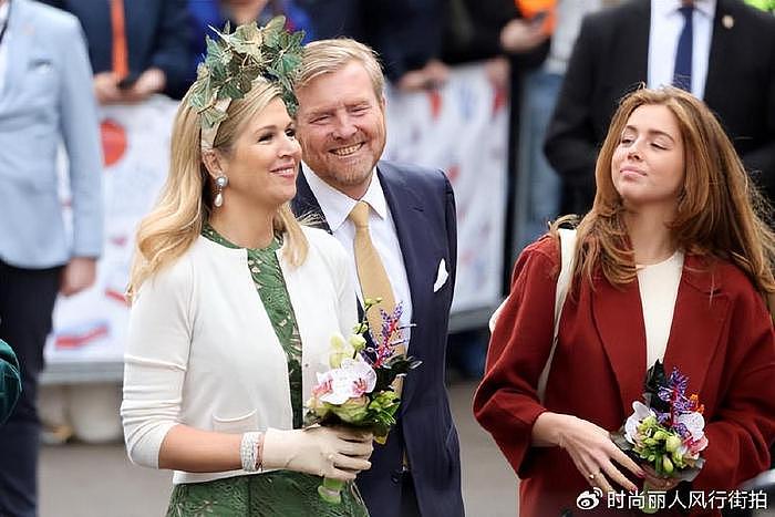 荷兰王室三位公主都来了！18岁二公主成时尚黑马，王储公主很显老 - 6
