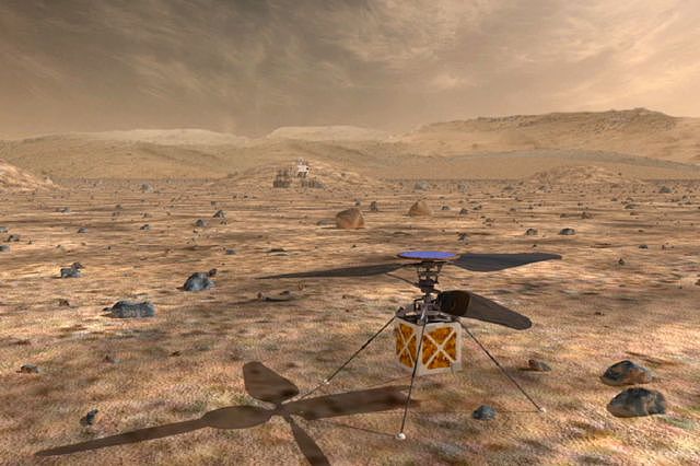 直升机在火星上能飞得动吗？ - 1