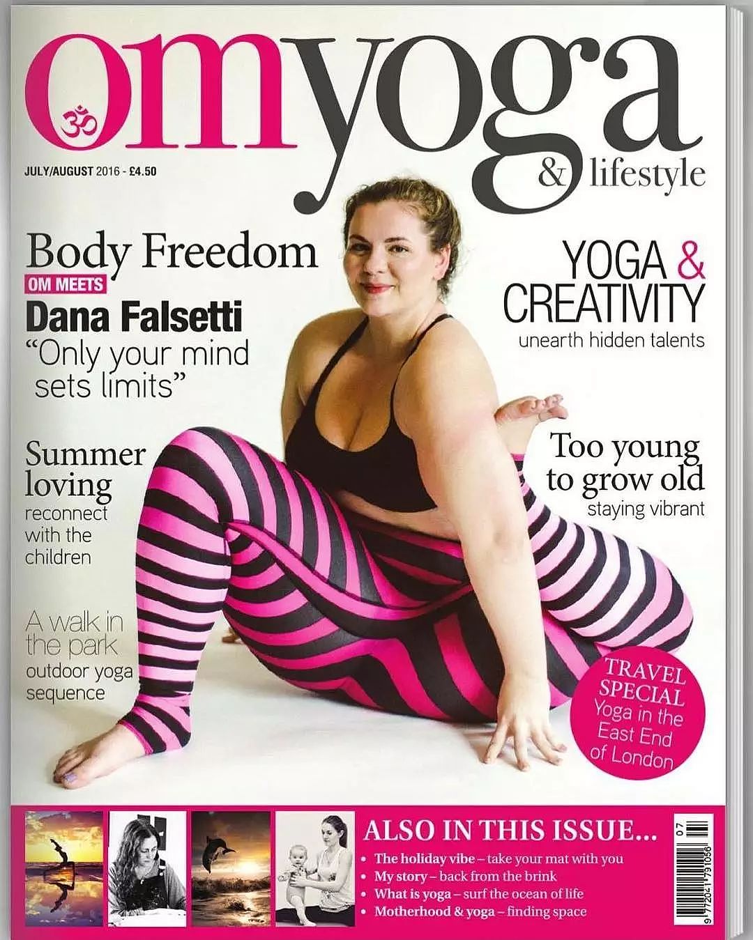 这个300斤的胖姑娘，曾为减肥患暴饮暴食和抑郁症，如今却成为火遍ins的瑜伽教练，还登上杂志封面 - 2