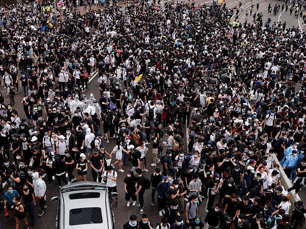 香港爆发史无前例反修例游行 西方媒体和政府发声支持（图） - 1