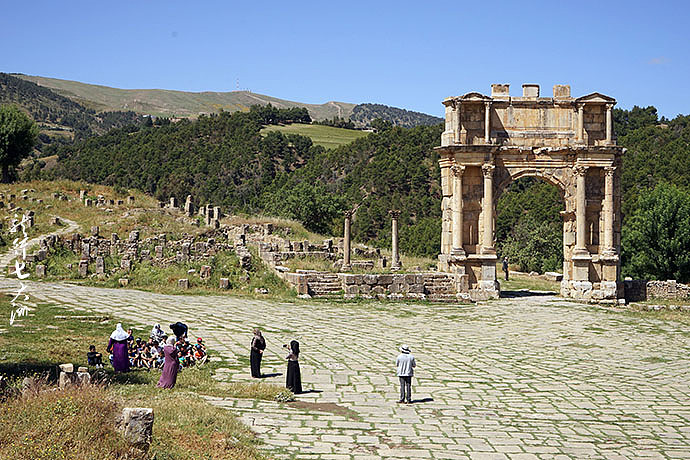 阿尔及利亚 穿越历史2000年 访杰米拉古城 - 12