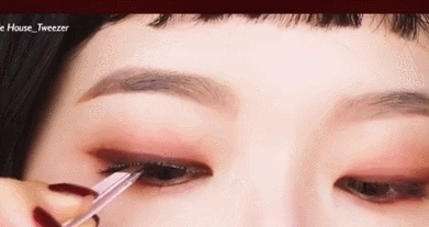 姜涩琪的单眼皮简直太美 原来都是红棕系眼线的功劳 - 13