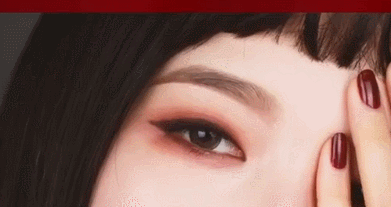 姜涩琪的单眼皮简直太美 原来都是红棕系眼线的功劳 - 15
