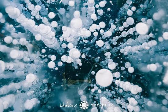 贝加尔南线：雪纷飞，纯白世界里的气泡冰 - 18