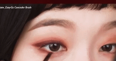 姜涩琪的单眼皮简直太美 原来都是红棕系眼线的功劳 - 12
