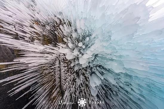 贝加尔南线：雪纷飞，纯白世界里的气泡冰 - 5