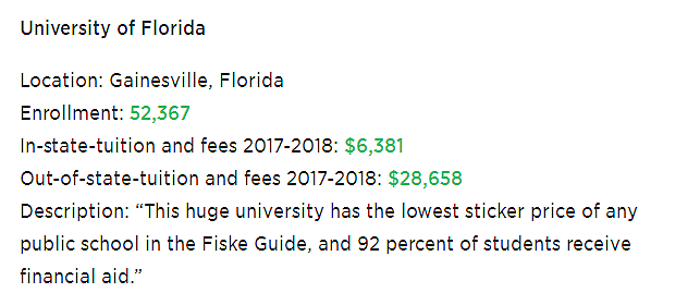 2019全美性价比最高公立大学榜单发布！美国高中生都看它 - 4