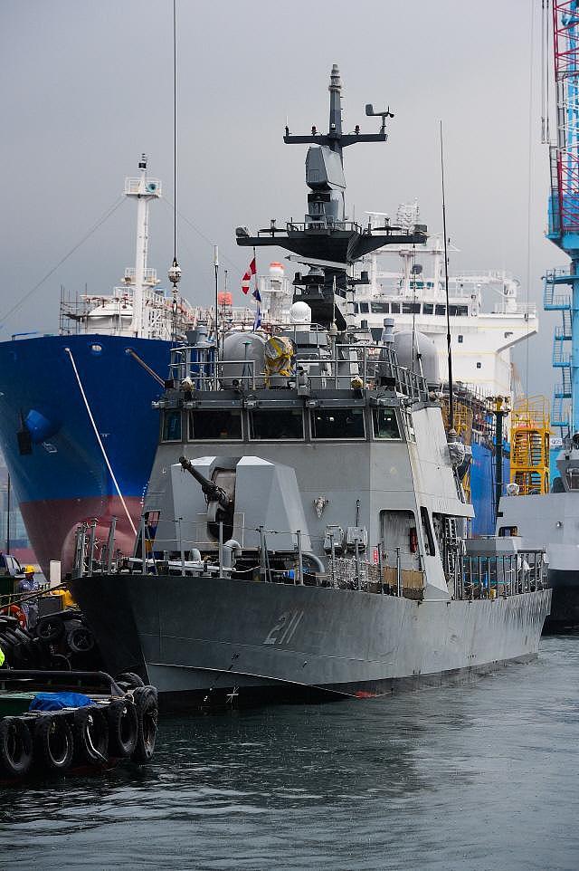 量身打造炮艇杀手：韩国海军接收首艘PKX-B型巡逻艇
