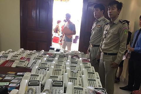 四川警察赴柬捣毁通讯诈骗窝点 抓获嫌疑人122名
