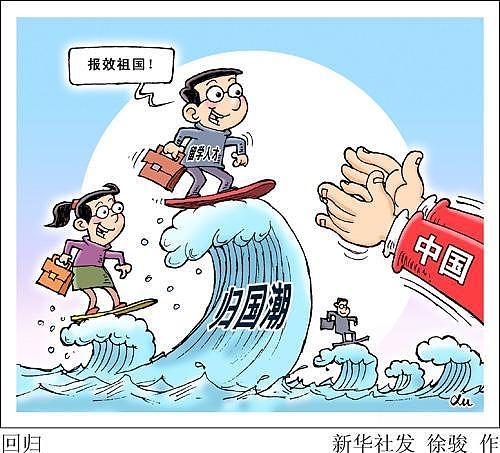 外媒称中国留学生渴望回国：担忧跟不上中国速度 - 1
