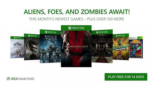 Xbox游戏通行证：金属齿轮固态V：幽灵之痛、光晕战争、生化危机