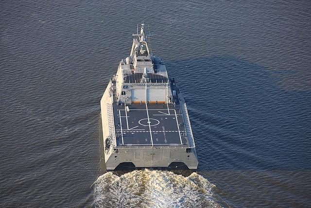 美军第18艘濒海战斗舰下水 每下水一艘就离停建更近一步