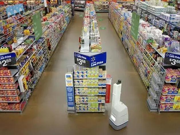 沃尔玛测试货架扫描机器人，向无人超市又迈进一步