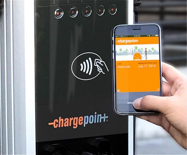 ChargePoint推出“一触充电”功能，用智能手机为自己的爱车充电
