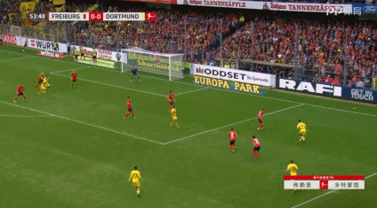 10人弗赖堡0-0多特，施梅尔策复出后又伤退
