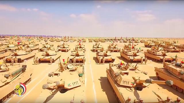 非洲军力第一强大秀强悍武力：坦克成群装甲战车成片
