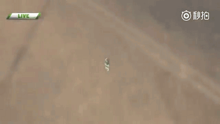 美国玩家7600米无伞裸跳：落地精度堪比中国东风15C导弹！