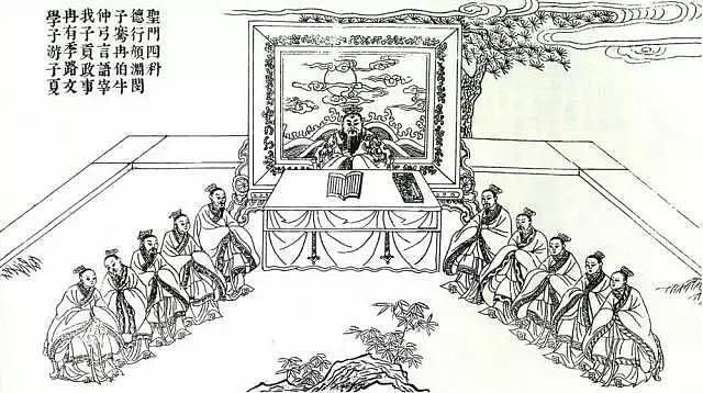 此人创立的学派影响中国两千多年，被尊为是圣人也成为统治工具