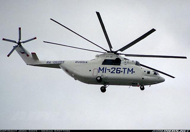 该机绰号为牛，俄罗斯稀奇古怪的米-26重型直升机改型