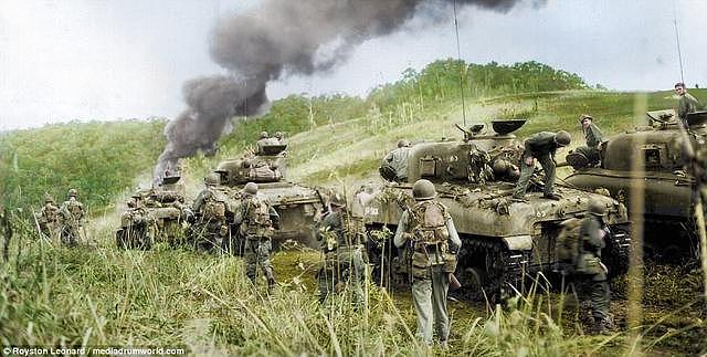 二战彩色照片还原太平洋战争 日本是如何被美军打趴的？