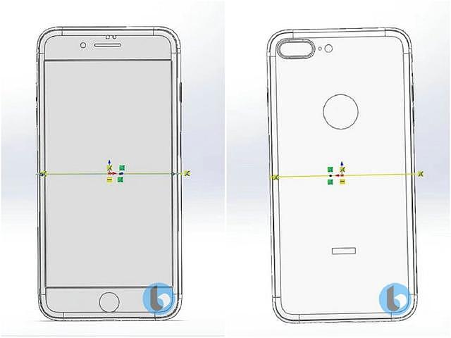 主板芯片 CAD 图都有了，iPhone 7s 大概就是这个样子