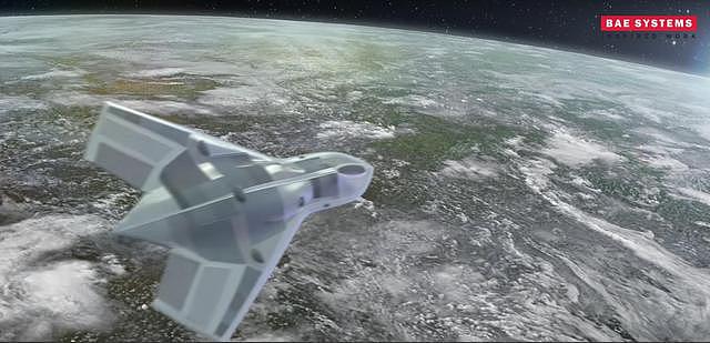 BAE空天飞机攻击设想方案曝光 射出可回收无人机玩蜂群战术
