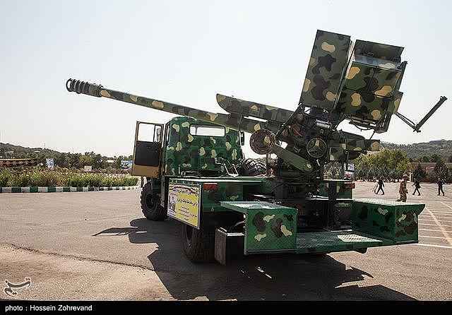 伊朗军工脑洞有水平：车载炮配自动装弹机炮手可远距遥控开火