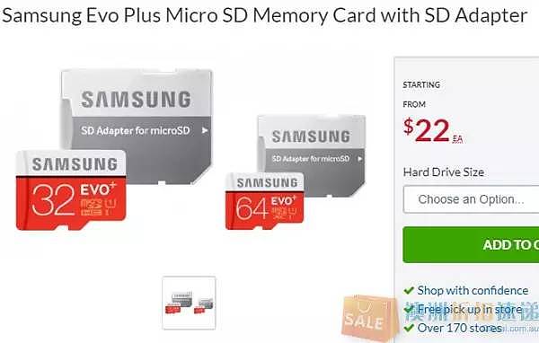 Samsung 三星 Evo Plus (U1) 微型SD 记忆卡Harvey Norman优惠达50%off - 5
