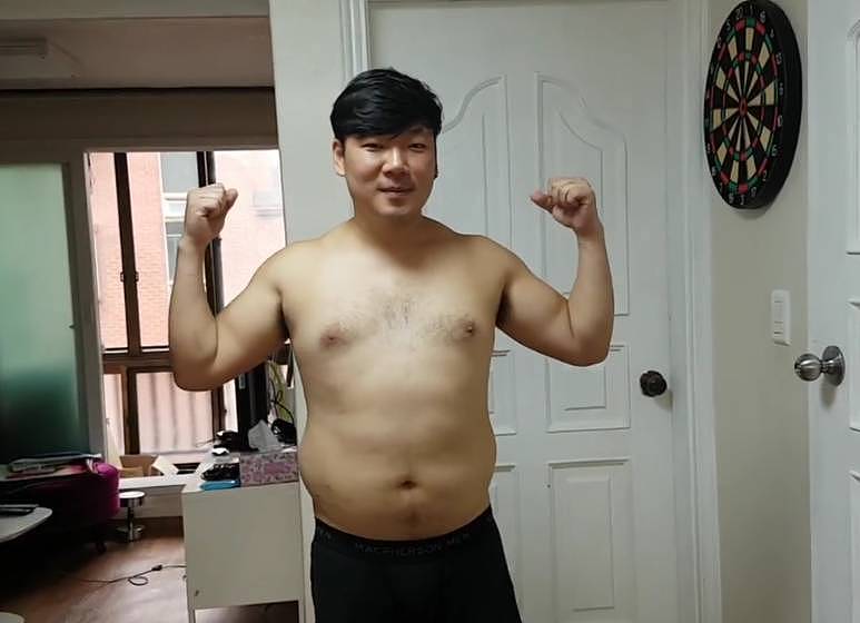 韩国小伙坚持锻炼6个月，看到最后惊呆了...... - 5