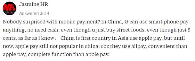 十大无现金支付国家，中国竟只排第六！老外的理由，中国网友不服 - 10