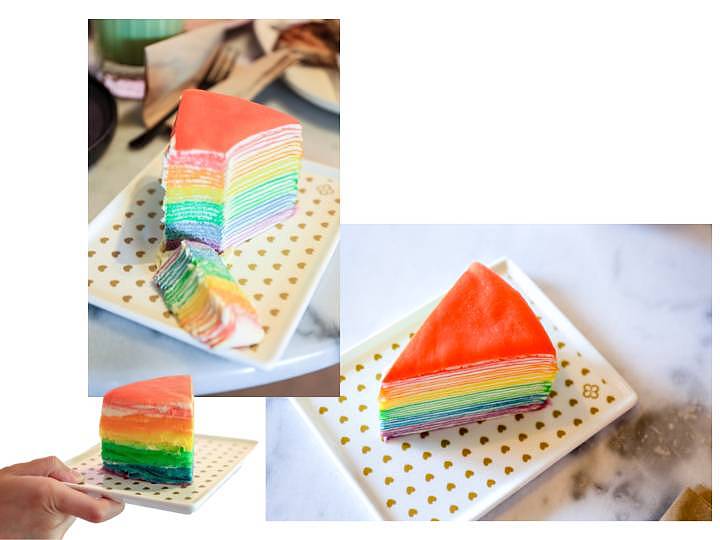 彩虹千层蛋糕 || Strathfield新开的Cafe@JO&CO卖的甜品真是给点颜色就灿烂～ - 20