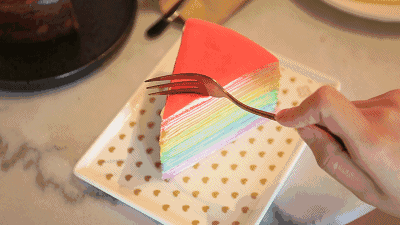 彩虹千层蛋糕 || Strathfield新开的Cafe@JO&CO卖的甜品真是给点颜色就灿烂～ - 19