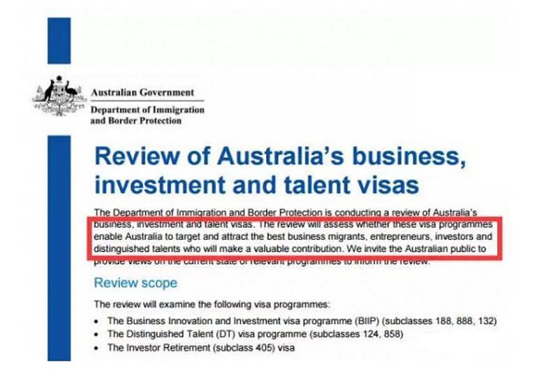 澳大利亚商业投资移民改革——风向哪里吹？ | GOODWIN专栏20（原创） - 2