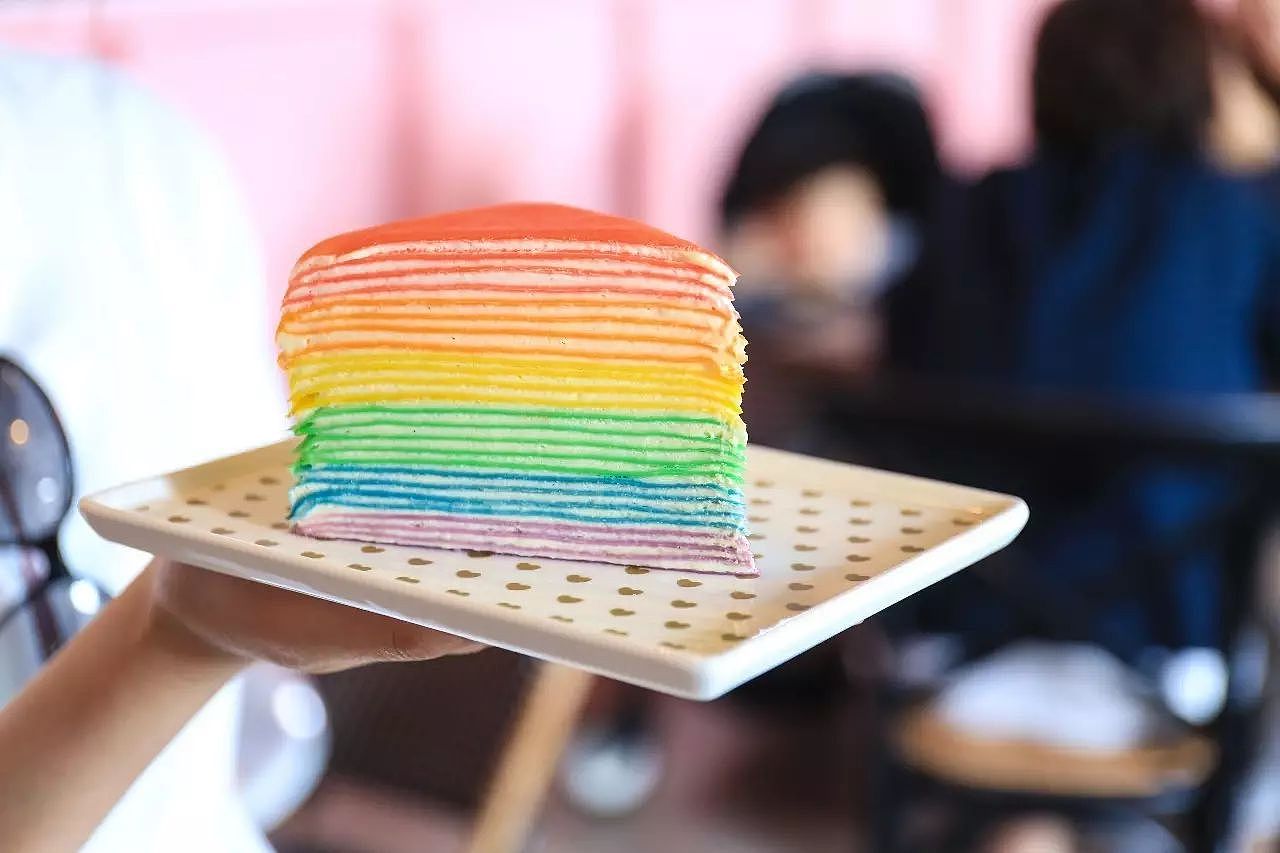 彩虹千层蛋糕 || Strathfield新开的Cafe@JO&CO卖的甜品真是给点颜色就灿烂～ - 14