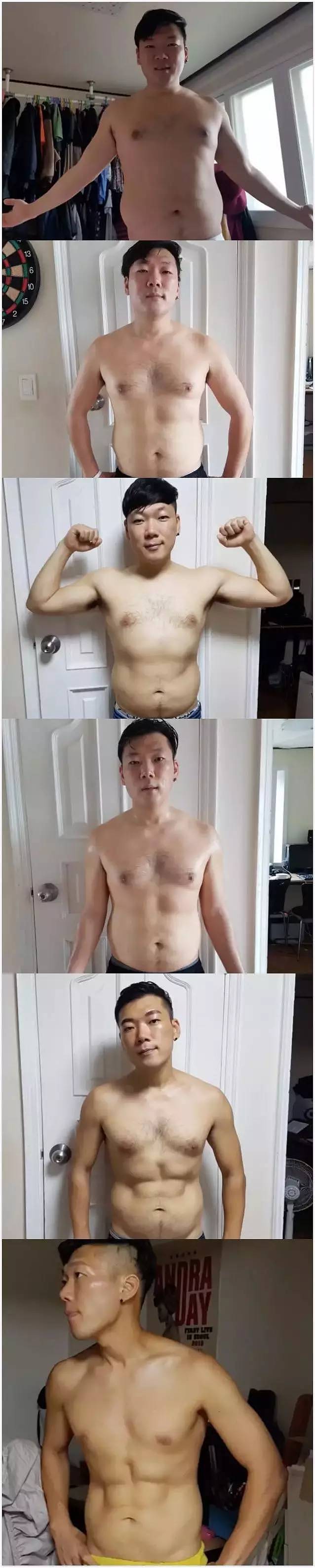 韩国小伙坚持锻炼6个月，看到最后惊呆了...... - 29