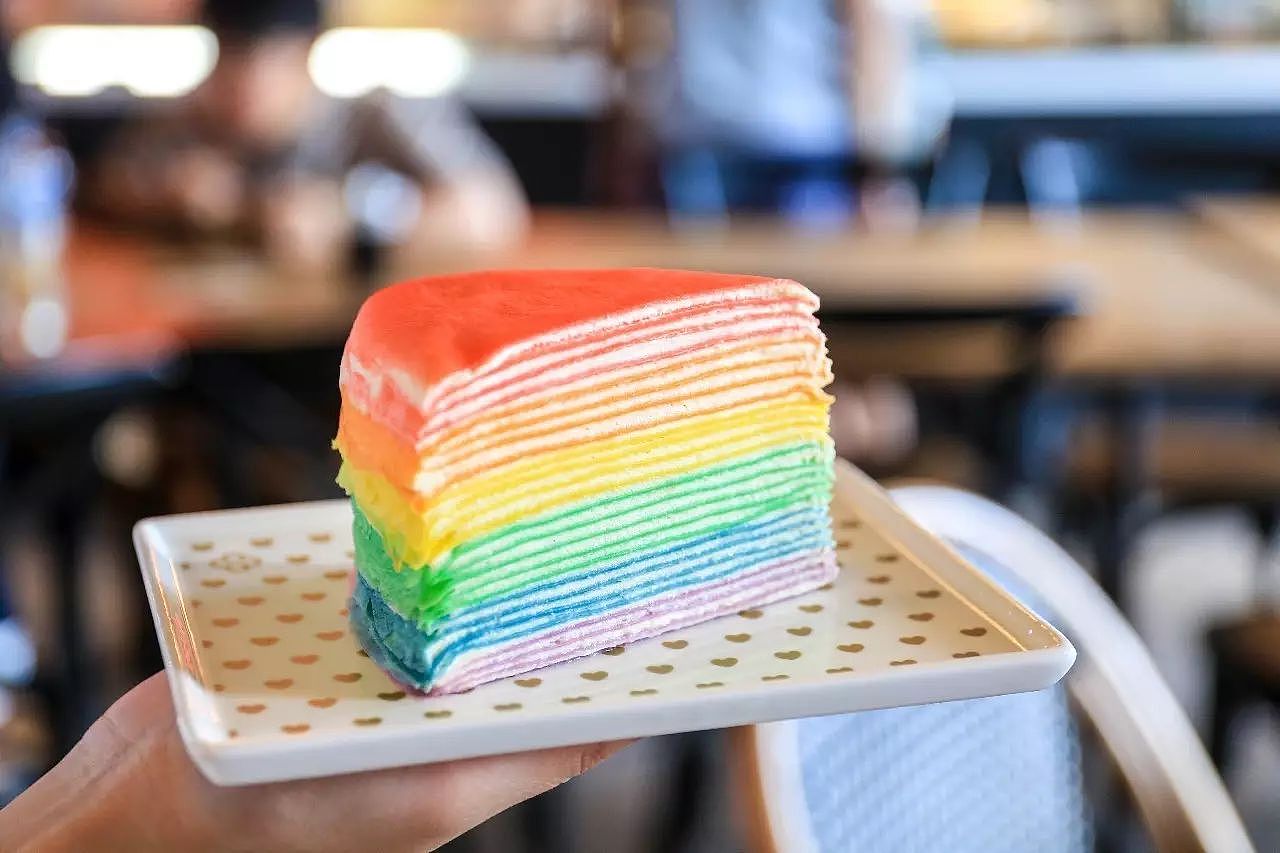 彩虹千层蛋糕 || Strathfield新开的Cafe@JO&CO卖的甜品真是给点颜色就灿烂～ - 17