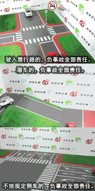 驾考新规要来了！27种常见全责交通事故3D动态图演示 - 1