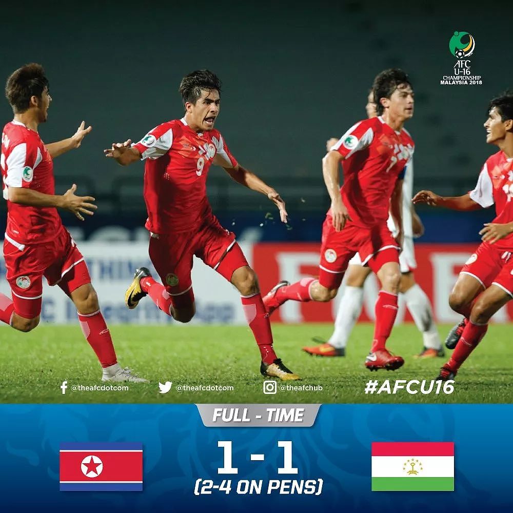 U16亚洲杯四强出炉，韩国队四战全胜且零丢球 - 2