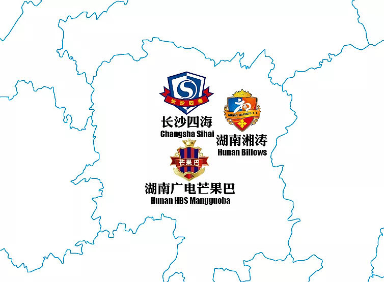 2018年中国足球协会四级联赛球队版图详解，有你的家乡球队吗？ - 19