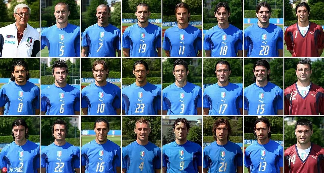 在这场世界杯巅峰对决中，意大利堆了4名前锋 - 3