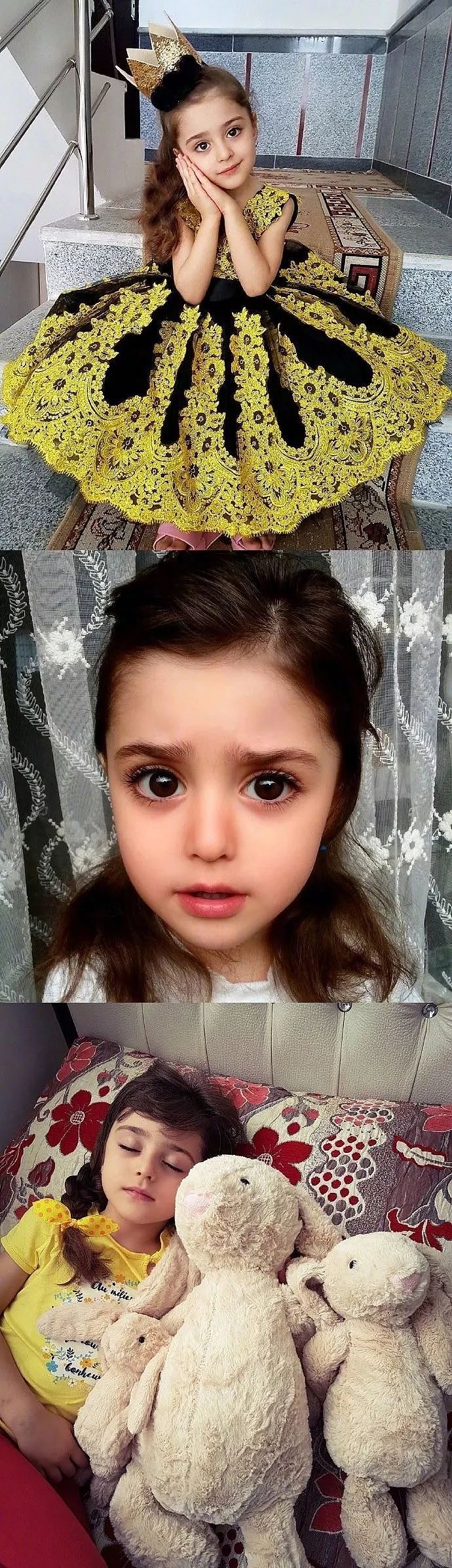 伊朗8岁小女孩被称为“全球最美”！因为太美，父亲辞职做贴身保镖…… - 8