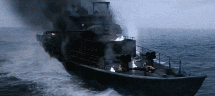 最真实残酷的海战电影，朝鲜T34坦克艇VS韩军舰的场面太震撼了！| 军武电影 - 22