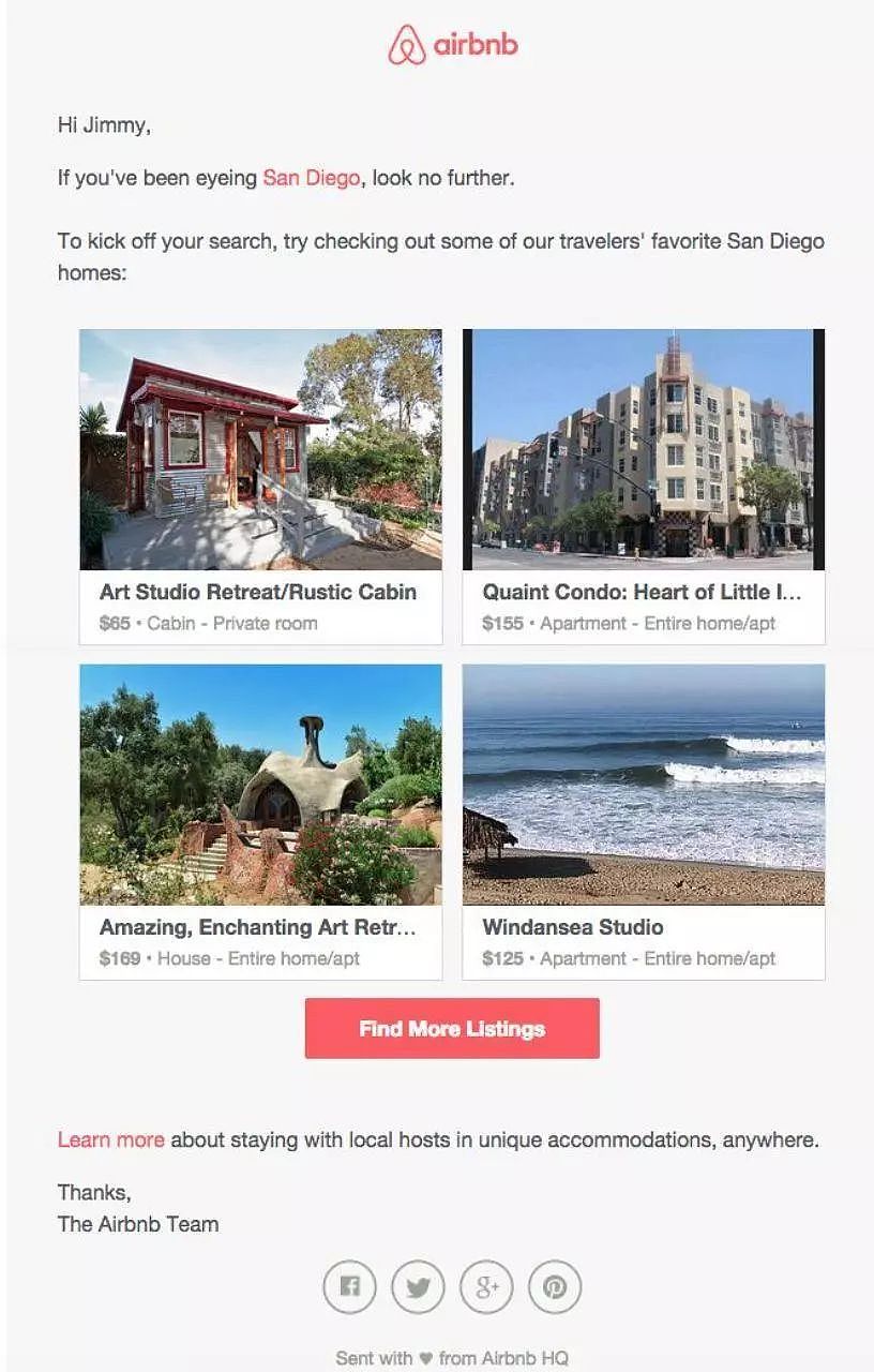 通过Airbnb邮件策略，学产品增长 - 6