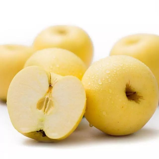 金黄色的富士苹果，一个慢慢慢成熟的苹果，吃回小时候的味儿 - 10